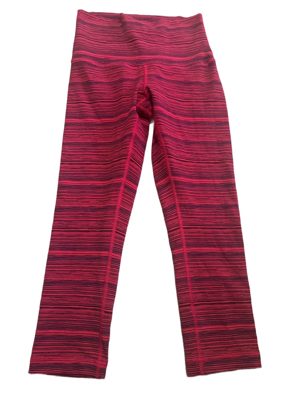 Lululemon Wunder Under 23” Red Pink Black Size 6